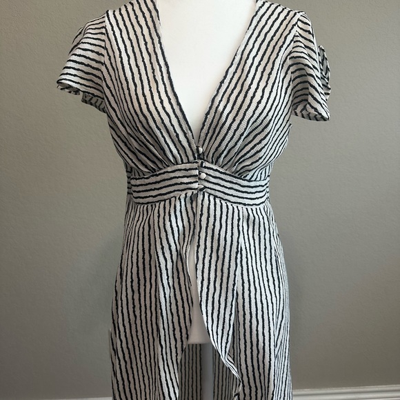 High-low striped duster - Picture 1 of 10